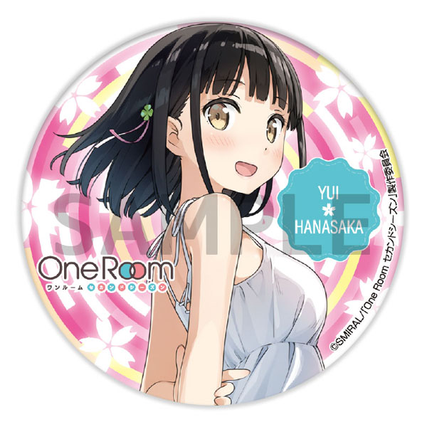 One Room セカンドシーズンビッグ缶バッジ 花坂結衣[スマイラル