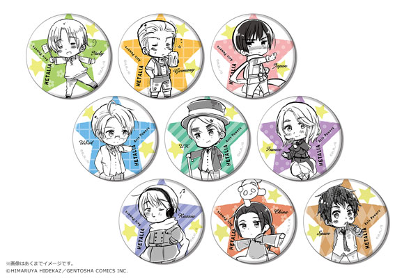 ヘタリア Axis Powers トレーディング缶バッジ 第3弾 9個入りBOX