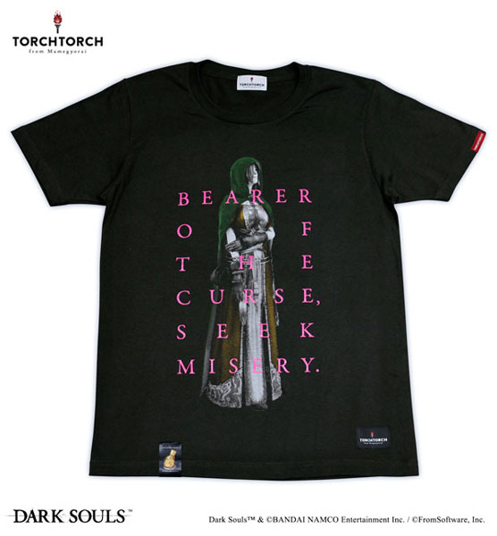 ダークソウル × TORCH TORCH/ 緑衣の巡礼のTシャツ： インク