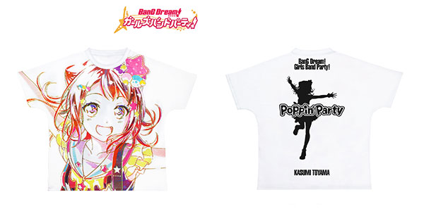 バンドリ！ ガールズバンドパーティ！ Ani-Art フルグラフィックT