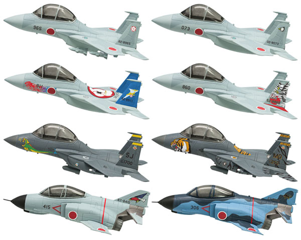 チビスケ 戦闘機F-15＆F-4 10個入りBOX (食玩)[エフトイズ]《在庫切れ》