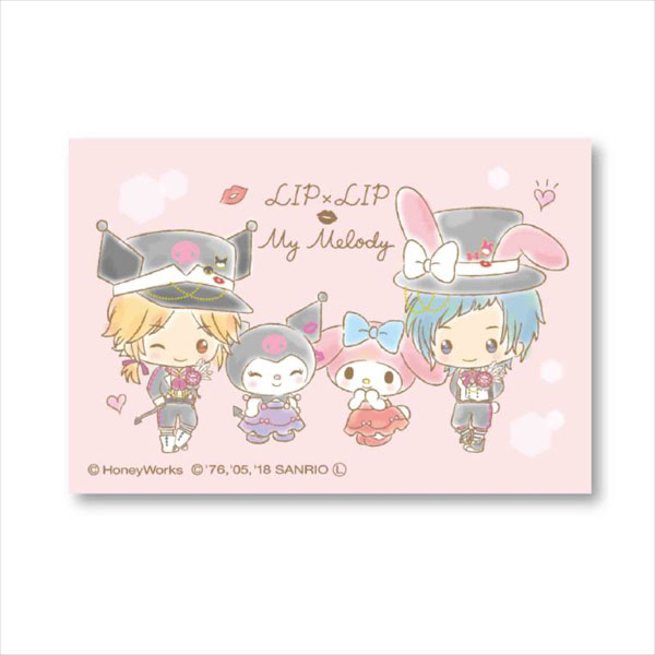 BIGスクエア缶バッチ HoneyWorks × My Melody 勇次郎＆愛蔵 × マイメロディ・クロミ[ベルハウス]《在庫切れ》