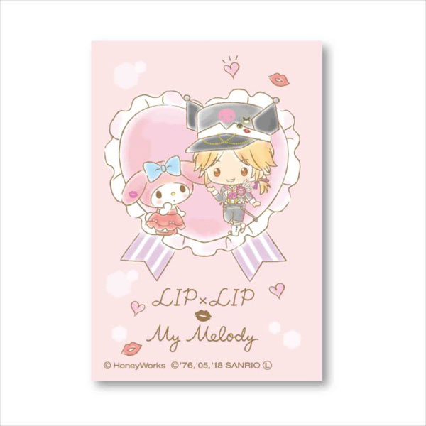 BIGスクエア缶バッチ HoneyWorks × My Melody 愛蔵 × マイメロディ[ベルハウス]《在庫切れ》