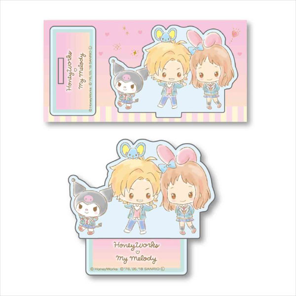 アクリルフィギュア HoneyWorks × My Melody 春輝＆美桜 × クロミ[ベルハウス]《在庫切れ》