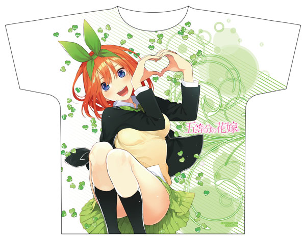 五等分の花嫁 フルグラフィックTシャツ 中野四葉[コンテンツシード