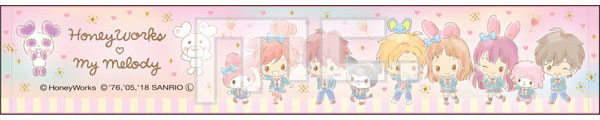 HoneyWorks × My Melody マフラータオル 告白実行委員会[マリモクラフト]《在庫切れ》