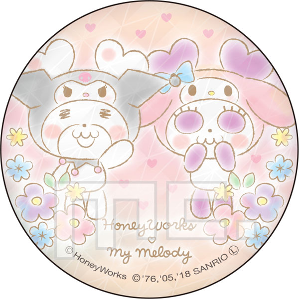 HoneyWorks × My Melody BIG缶バッジ クマパン[マリモクラフト]【送料無料】《在庫切れ》