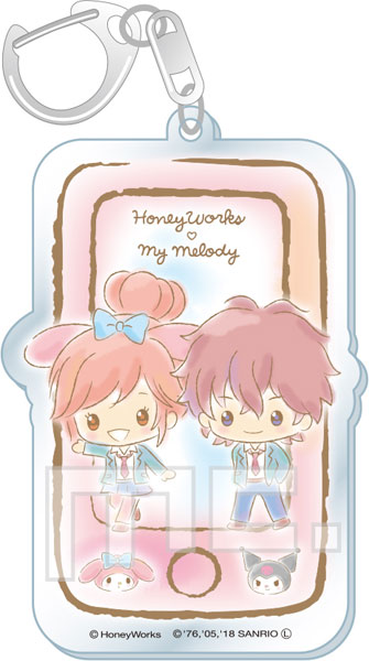 HoneyWorks × My Melody スマホキーホルダー 夏樹＆優[マリモクラフト]《在庫切れ》