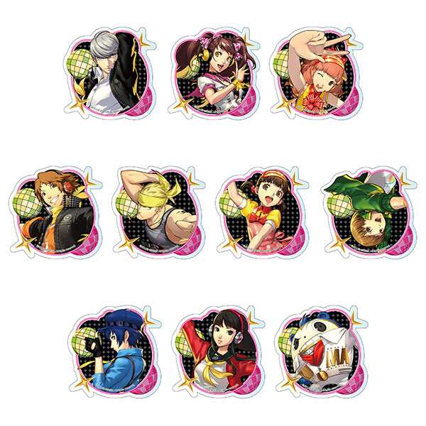 ペルソナ4 ダンシングオールナイト アクリルバッジ まとめ売り