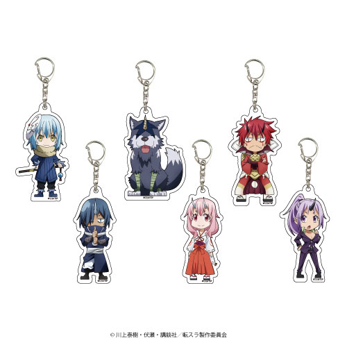 転生したらスライムだった件アクリルキーホルダー6個セット