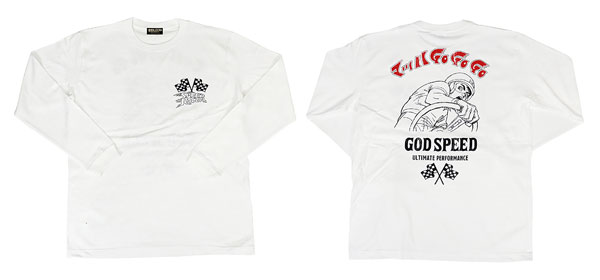 マッハGOGOGO ロンT WHT Lサイズ[リペアー]《在庫切れ》