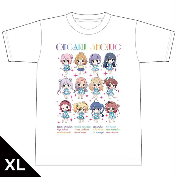 音楽少女 Tシャツ[SDキャラ全員集合！] XLサイズ[アズメーカー]《在庫