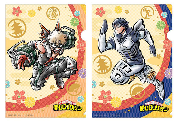 僕のヒーローアカデミア 和紙クリアファイルセット 爆豪＆飯田[読売テレビエンタープライズ]《在庫切れ》