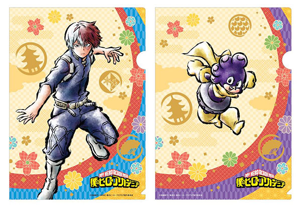 僕のヒーローアカデミア 和紙クリアファイルセット 轟＆峰田[読売