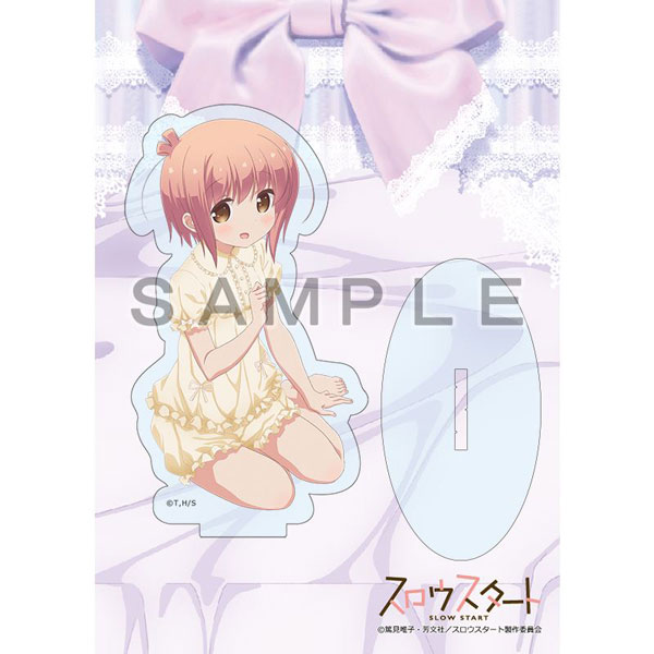 スロウスタート 描き下ろし アクリルスタンド 一之瀬花名 カーテン魂 在庫切れ