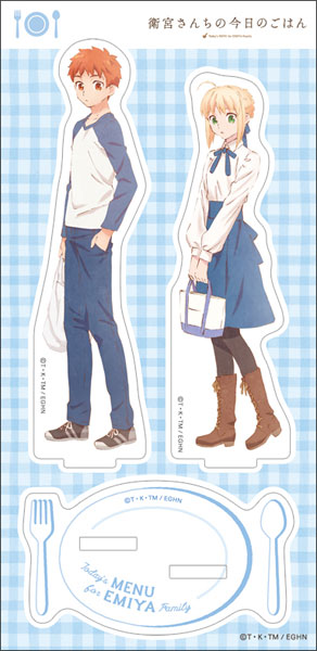 衛宮さんちの今日のごはん　アクリルスタンド　セイバー　士郎　fate Amazon.co.jp: セイバー ＆ ライダー イラストカード 衛宮さん