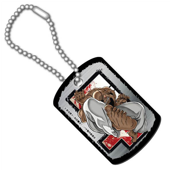 『バキ』 メタルアートドッグタグ 愚地独歩[ACG]《在庫切れ》