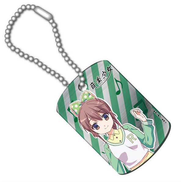 『音楽少女』 メタルアートドッグタグ 諸岡ろろ[ACG]《在庫切れ》