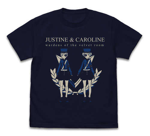 ペルソナ5(アニメ) ジュスティーヌ＆カロリーヌ Tシャツ/NAVY-XL[コスパ]《在庫切れ》