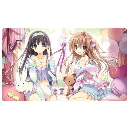 karory先生 描き下ろしプレイマット(舞香ちゃん＆来雪ちゃん