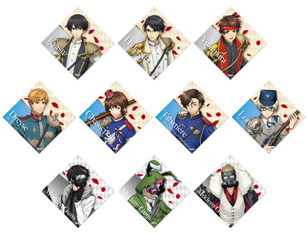 千銃士 トレーディングスクエア缶バッジ B 10個入りBOX[Y Line]《在庫切れ》