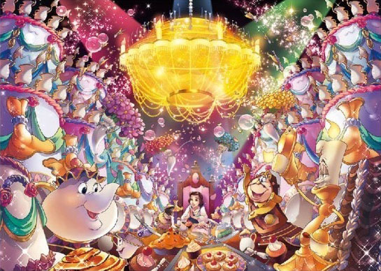 レア　美女と野獣 ジグソーパズル 300ピース　二人きりの舞踏会　テンヨー レア 美女と野獣 ジグソーパズル 300ピース 二人きりの舞踏会 テンヨー