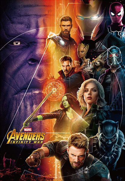 ジグソーパズル アベンジャーズ/インフィニティ・ウォー 1000ピース (R