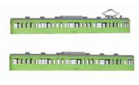 18007 国鉄(JR)103系〈低運・非ユニット窓・冷改車・ウグイス〉 増結用モハ2両ボディキット[グリーンマックス]
