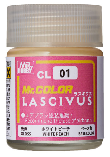 Mr.カラー LASCIVUS(ラスキウス) ホワイトピーチ 18ml 〈光沢〉[GSIクレオス]《発売済・在庫品》