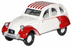 1/76 シトロエン 2CV ドリーレッド/ホワイト[Oxford]《在庫切れ》