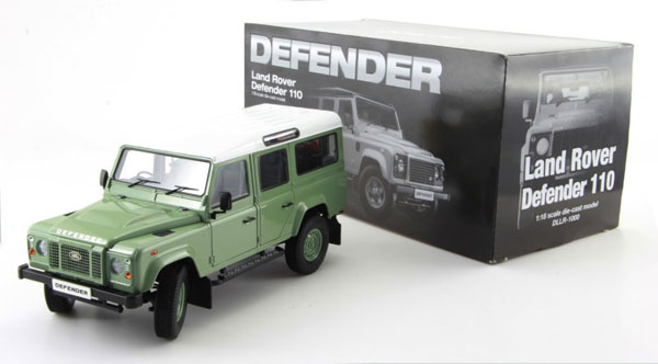 1/18 ランド・ローバー Defender 110 RHD グリーン[DORLOP]《在庫切れ》