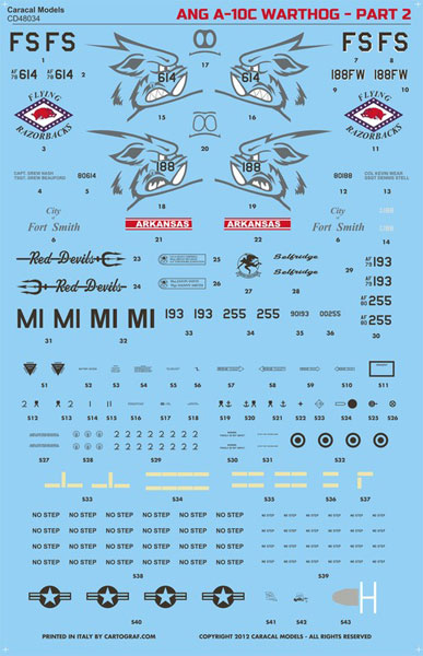 1/48 アメリカ空軍州兵 A-10C Part.2[カラカルモデル]《在庫切れ》