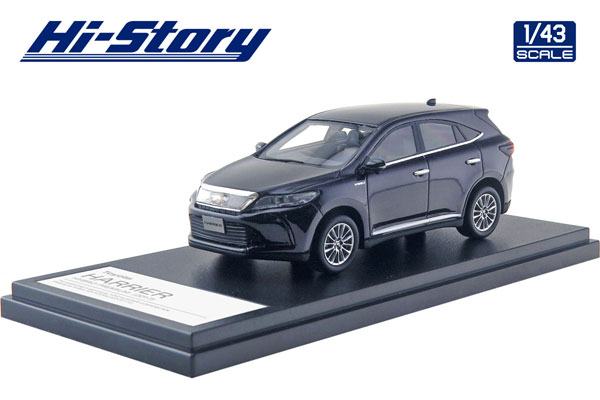 1/43 Toyota HARRIER HYBRID PREMIUM (2017) スパークリングブラック