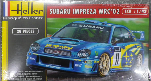 1/43 スバル インプレッサ WRC '02 プラモデル（再販）[エレール