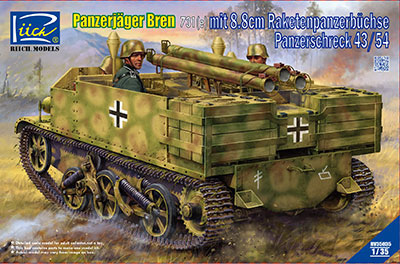 1/35 独・対戦車キャリア731(e)8.8cmパンツァーシュレック搭載(RV35035