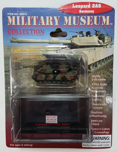 ミリタリーミュージアムコレクション 1/144 NATO軍 レオパルト2 A5 完成品(迷彩カラー)[ペガサスホビー]《在庫切れ》
