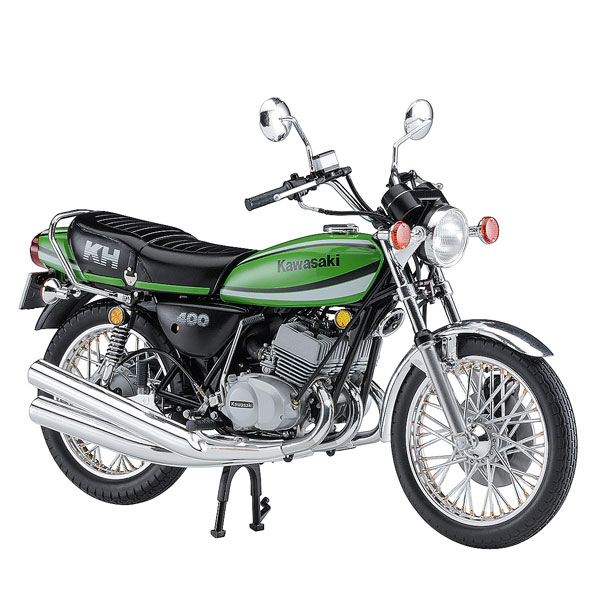 1/12 カワサキ KH400-A7 プラモデル（再販）[ハセガワ]《発売済・在庫品》