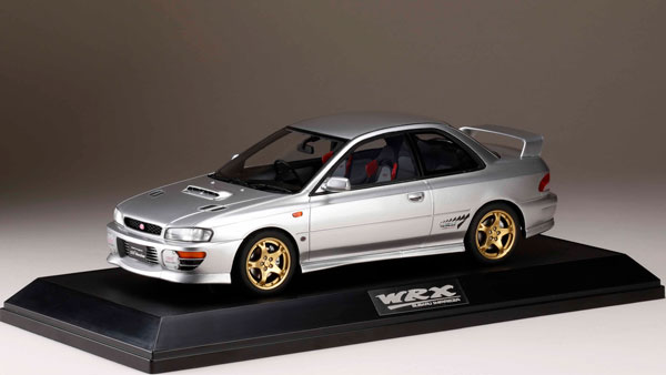 1/18 スバルインプレッサ WRX type R STi Version IV (GC8) 1997 ライトシルバーメタリック[ホビージャパン ]【送料無料】《在庫切れ》