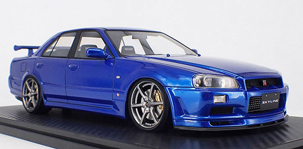 1/18 日産 スカイライン 25GT Turbo (ER34) Blue Metallic2 ※Normal-Wheel[イグニッションモデル]【送料無料】《在庫切れ》