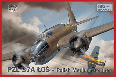 1/72 ポーランド双発爆撃機PZL.37A ロシュLos プラモデル[IBG]《在庫切れ》