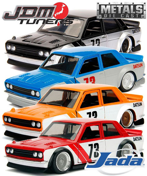 1/32 JDM 1973 DATSUN 510 4色アソートセット[Jada Toys]《在庫切れ》