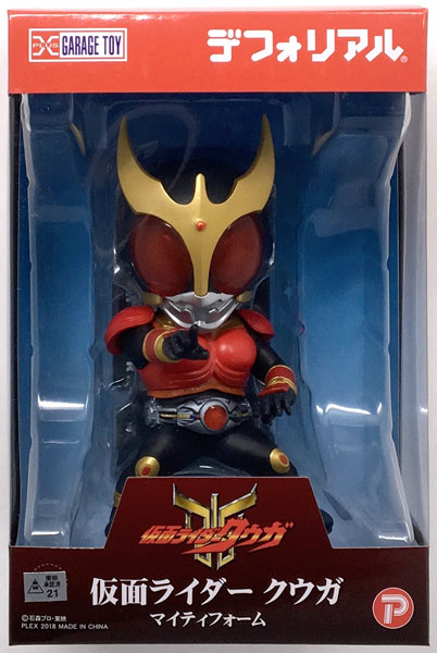 【中古】デフォリアル 仮面ライダークウガ マイティフォーム 完成品フィギュア(マルピー商店限定)[バンダイ]