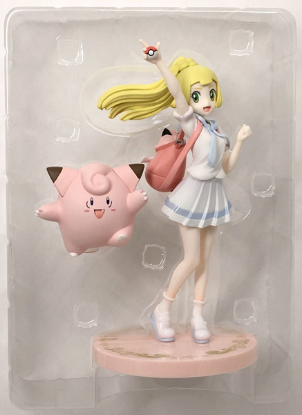 中古】(本体A-/箱B)フィギュア がんばリーリエ＆ピッピ 1/8 完成品