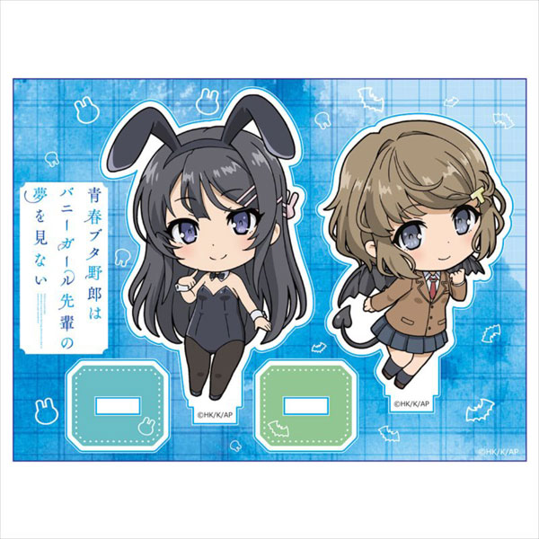 青春ブタ野郎はバニーガール先輩の夢を見ない アクリルキャラスタンド 桜島麻衣・古賀朋絵[アズメーカー]