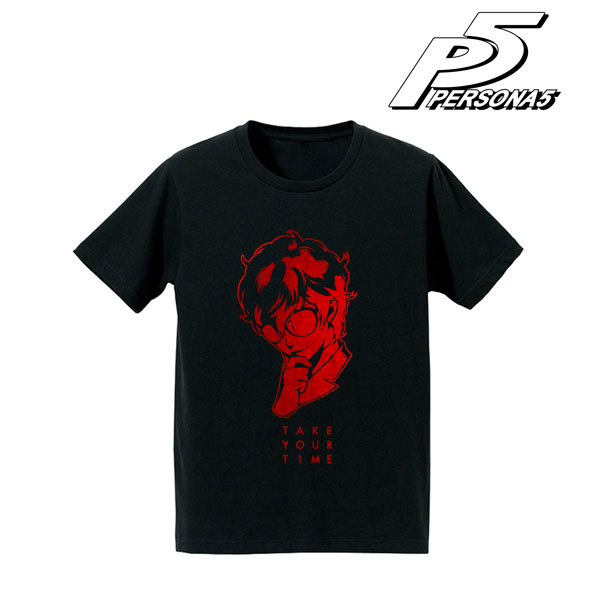 【高い素材】 ペルソナ5 箔プリントTシャツ(主人公)/メンズ(サイズ/XL)[アルマ トップス