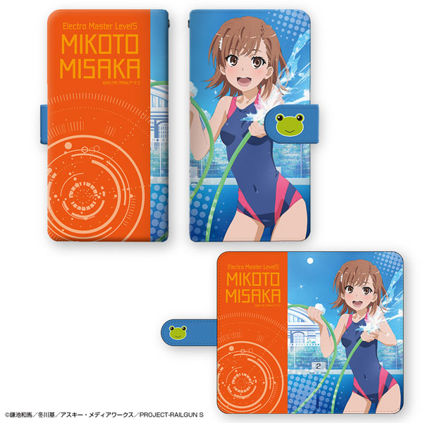 とある科学の超電磁砲S ブックスタイルスマホケース Lサイズ (御坂美琴