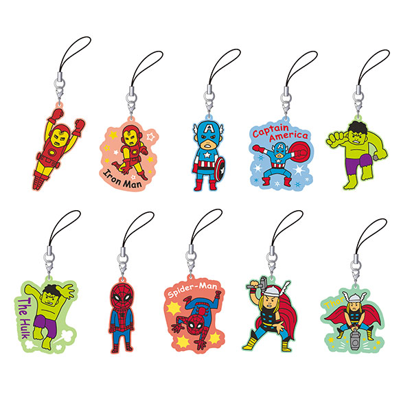 マーベル・コミック ラバーストラップコレクション/ミニキャララメ 10