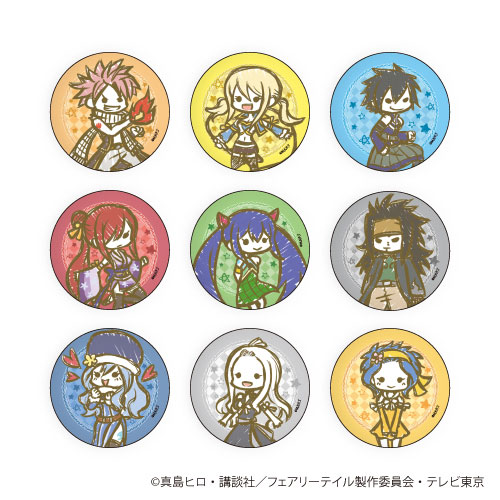 FAIRYTAIL グラフアート バッジ 缶バッジ「FAIRY TAIL」01/グラフアート 9個入りBOX[A3]《在庫切れ》