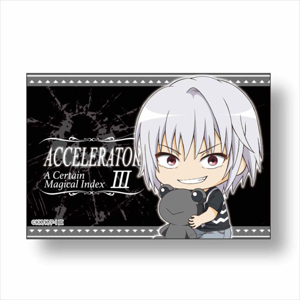 とある魔術の禁書目録III アクセラレータ ぎゅぎゅっとトレーディング缶バッジ ぎゅぎゅっとBIGスクエア缶バッチ とある魔術の禁書目録III