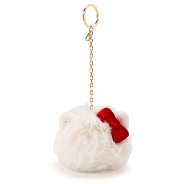 未使用　ハローキティ　ファー　マスコット　ストラップ　ビックサイズ　2000 ハローキティ ファー 未使用 ハローキティ ファー マスコット